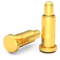 pogo pin, spring loaded contacts
