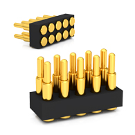 pogo pin magnetic connector, spring connector