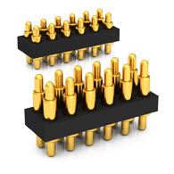 pogo pin array, spring connector