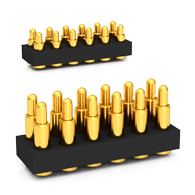 pogo-pin connectors, spring loaded connector