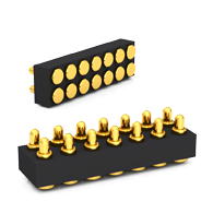 pogo pin battery connector, spring connector