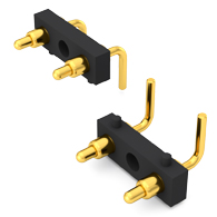 right angle pogo pin connector, pin connector