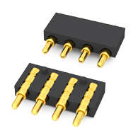 pogo pin connector magnetic, spring loaded connector