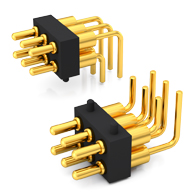 waterproof pogo pin connector, spring loaded connector pins