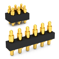 6 pin pogo connector, magnetic pogo 6 pin