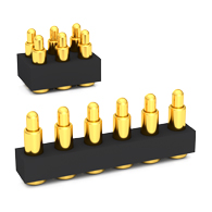 pogo pin female connector, 6 pin pogo connector