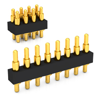 pogo pin pcb connector, spring loaded connector pins