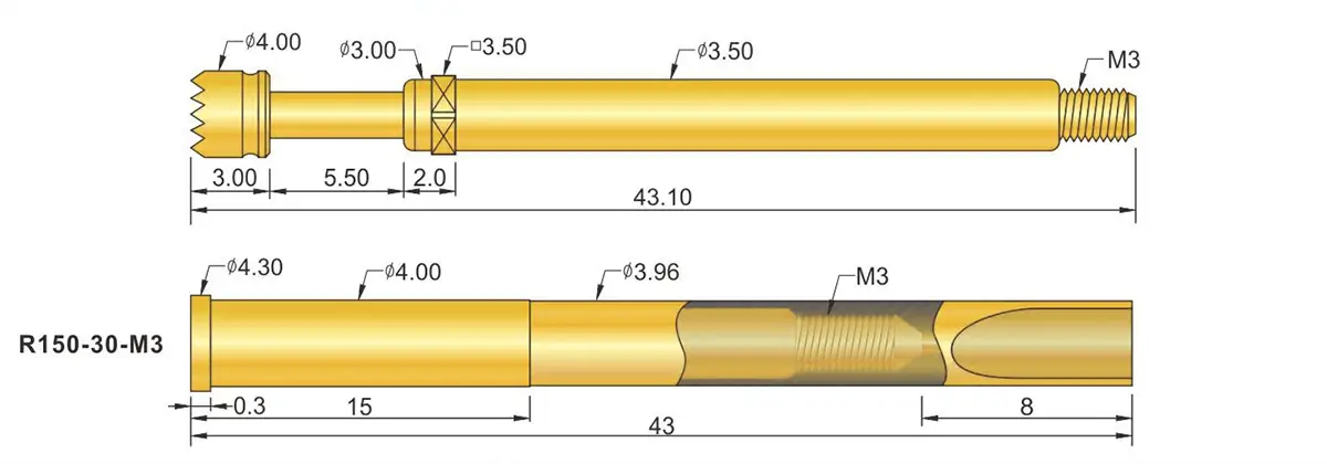 customize high-current test probes