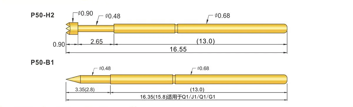 custom PCB probes