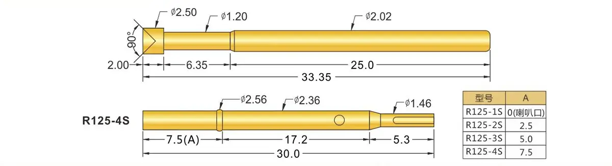 custom ICT/FCT test probes