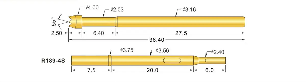 customize in-circuit/functional test probes