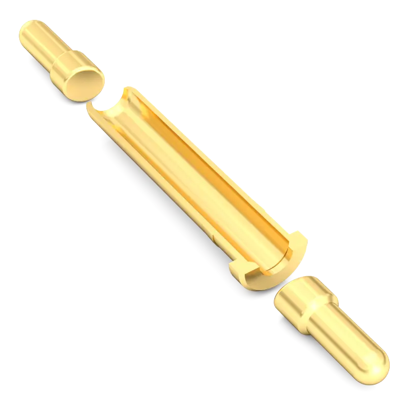 pogopin, spring loaded electrical contacts