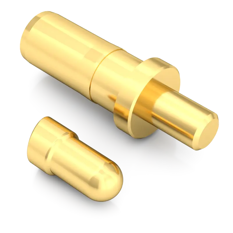 high current spring loaded contacts
