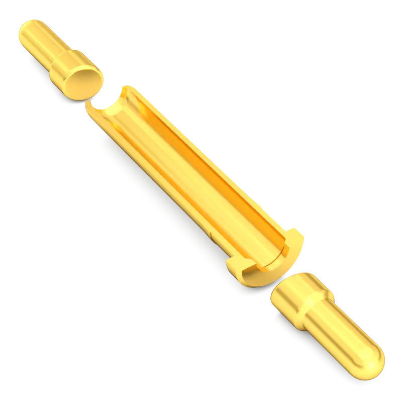 spring loaded pin, pogo pin housing
