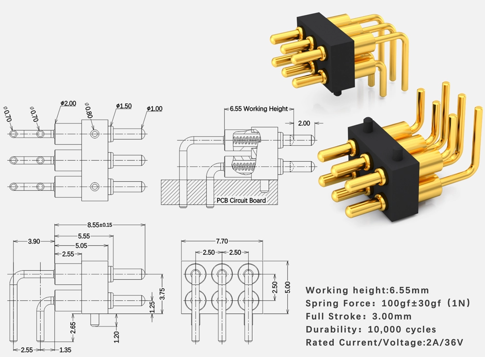 pogo connectors, magnetic pogo pins