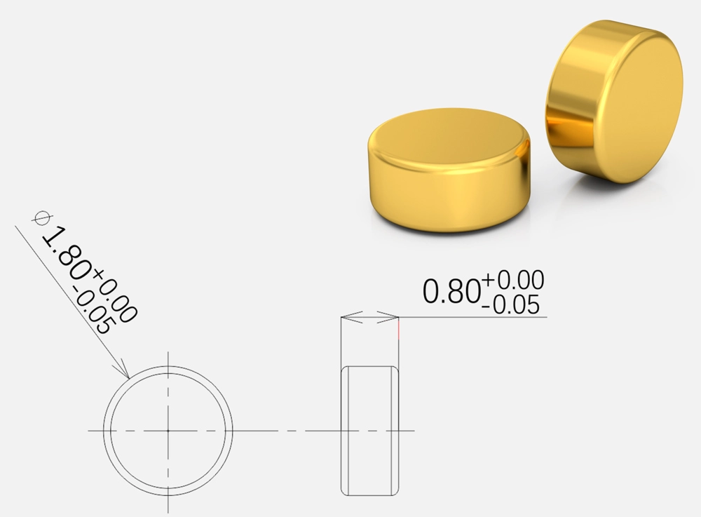 spring loaded contact pads